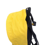 Close-up of Nylon bags hardware and fine stitching