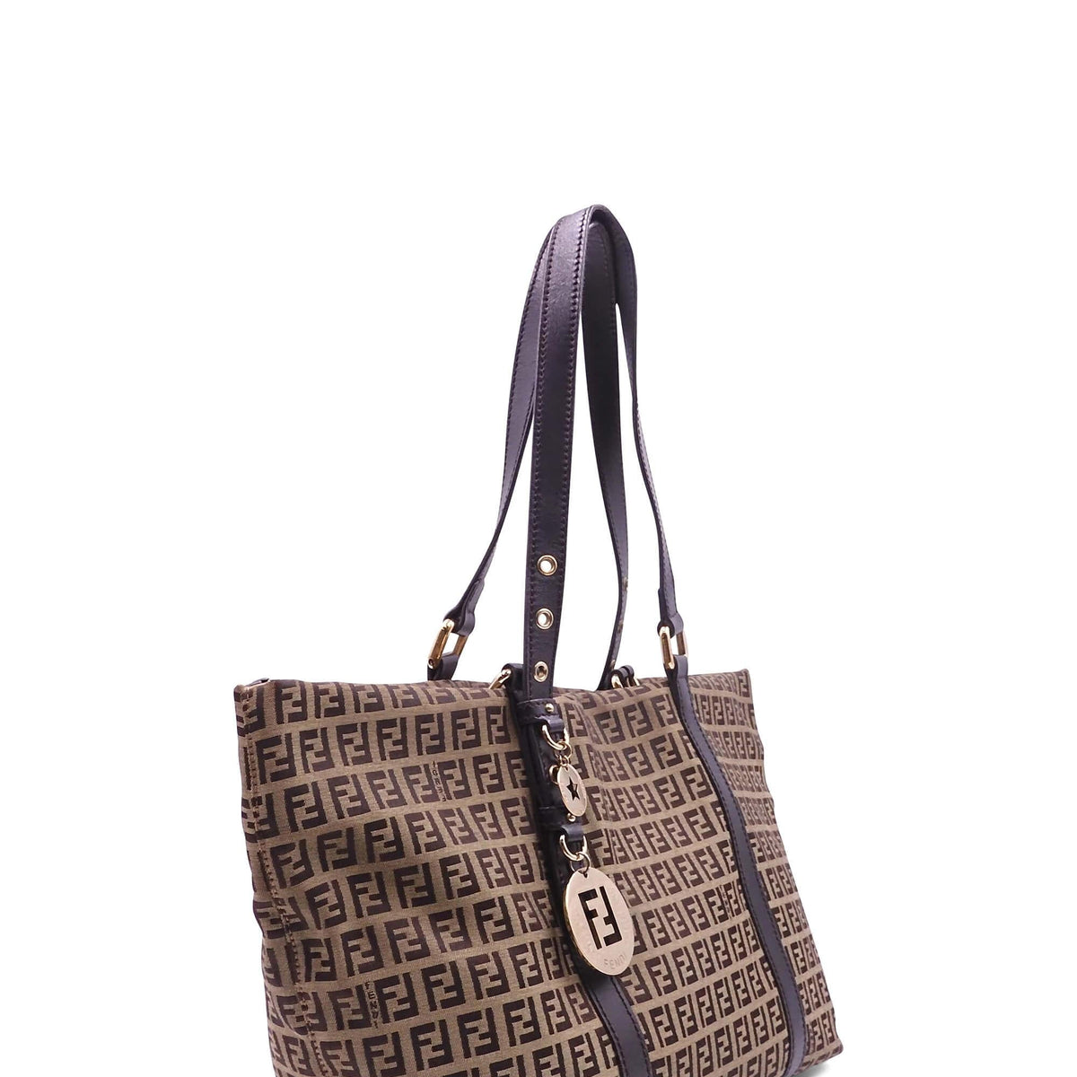 Fendi Bags? Fendi Zucchino Shopping Tote Brown Premium Designer Shoulder Bag