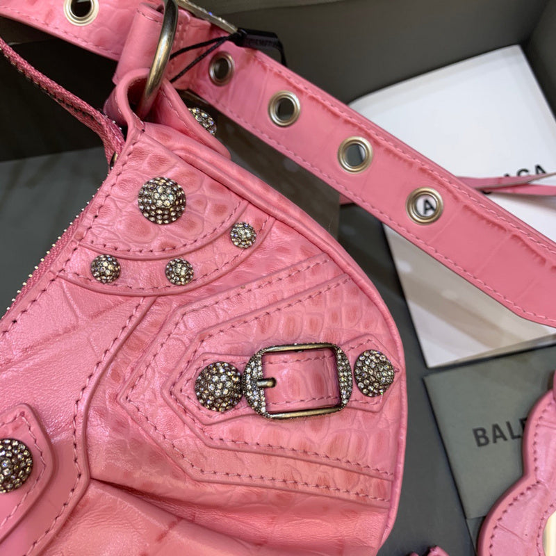 Bold Faux Leather Handbag - Statement Silhouette | Women's Statement Accessory #361 - interior view (image 6) of designer-inspired handbag