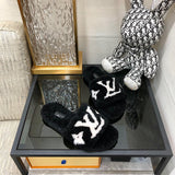 Louis Vuitton Nude Combat Boots - Studio Shot