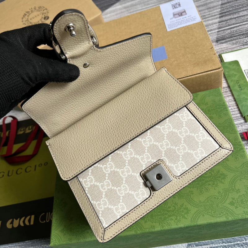 Interior view of polished statement women's handbag – women's luxury accessory
