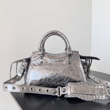 Zivas Charm Polished Finish Statement Handbag (Structured Everyday Essential) – Lifestyle Shot