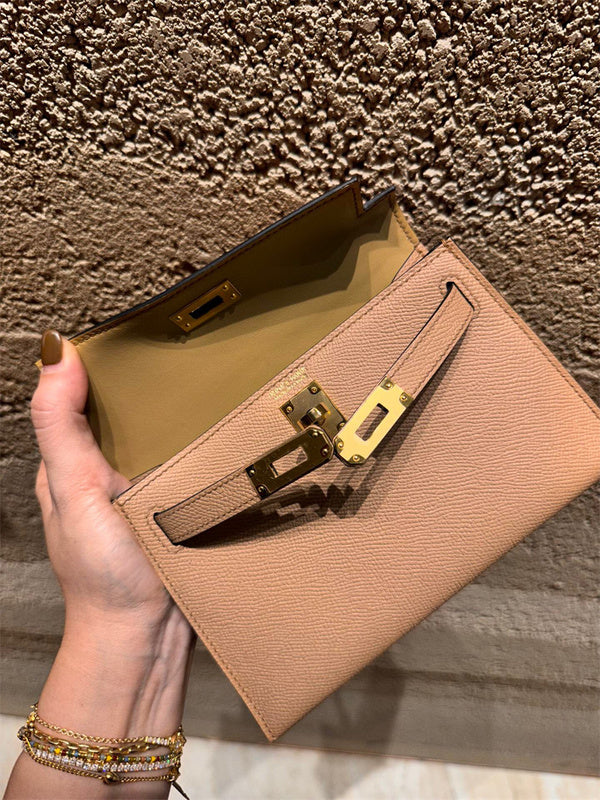Close-up detail of tailored bag design