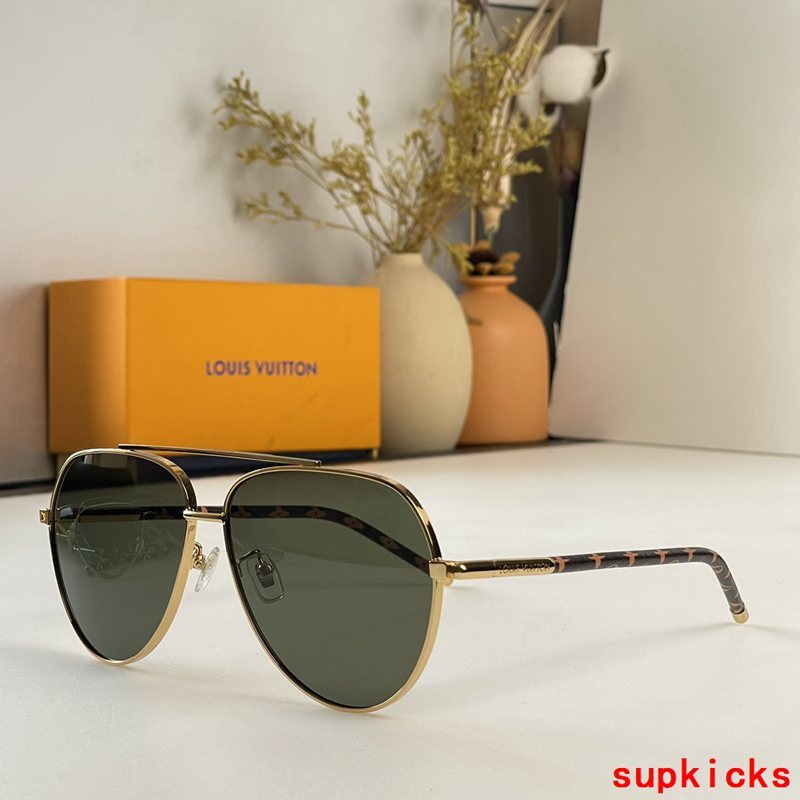 Lifestyle view of Louis Vuitton unisex sunglasses