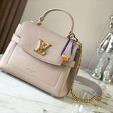 Front view of modern sleek women's handbag – women's premium purse