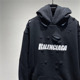Close-up detail view of Balenciaga luxury piece style No.414