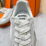 Hermès Camel Pointed-Toe Flats - Angled View