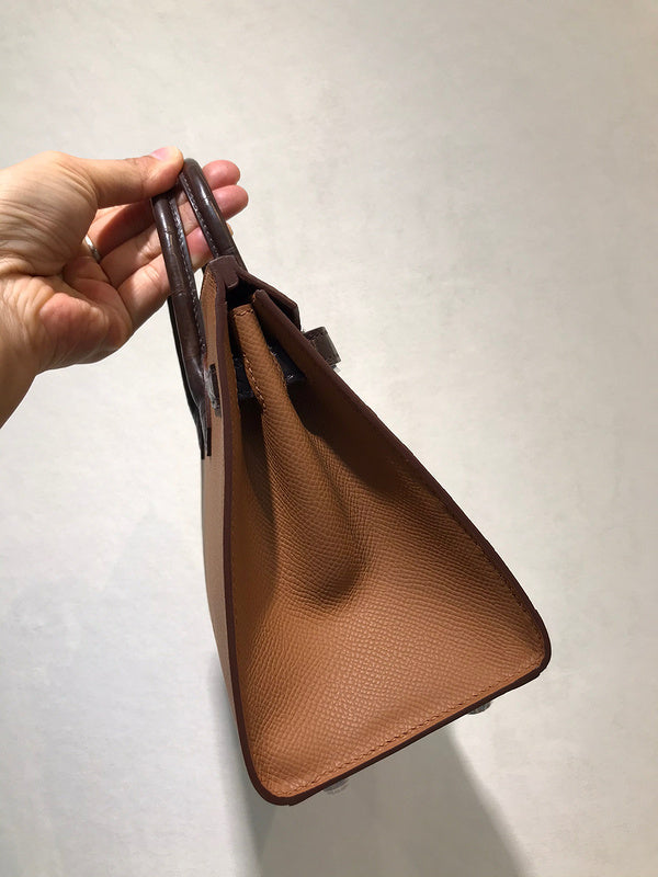 Close-up detail of minimalist bag design