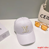 Close-up detail view of Louis Vuitton unisex cap