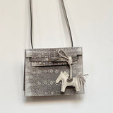 Close-up detail of crisp bag design