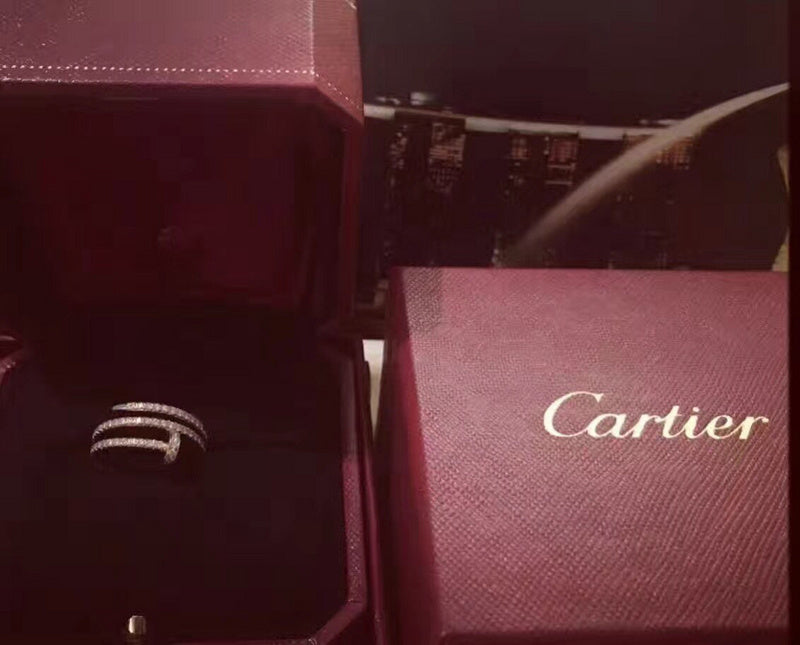 Side view of Cartier unisex jewelry piece