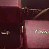 Side view of Cartier unisex jewelry piece
