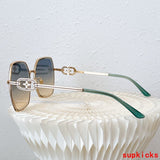 Front view of Louis Vuitton unisex sunglasses