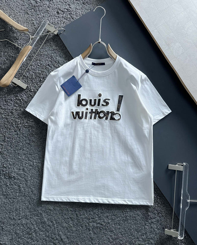 Front view of Louis Vuitton cotton t-shirt with relaxed-fit cut