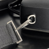 Statement Vegan Leather Handbag - Modern Structured Build | Women's Designer-Inspired Purse #1587 - alternate angle view (image 8) of designer-inspired handbag