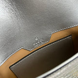 Close-up detail of modern classic women's handbag – women's designer-style accessory