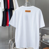 Side profile of Louis Vuitton cotton t-shirt with signature branding