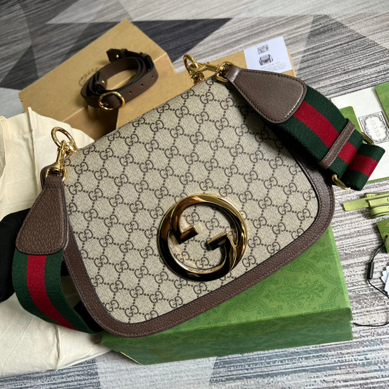 Front view of signature premium women's handbag – women's everyday handbag