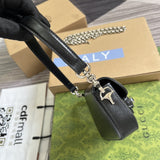 Top view of statement sleek women's handbag – women's luxury accessory