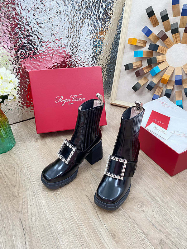 Roger Vivier luxury shoes detail shot