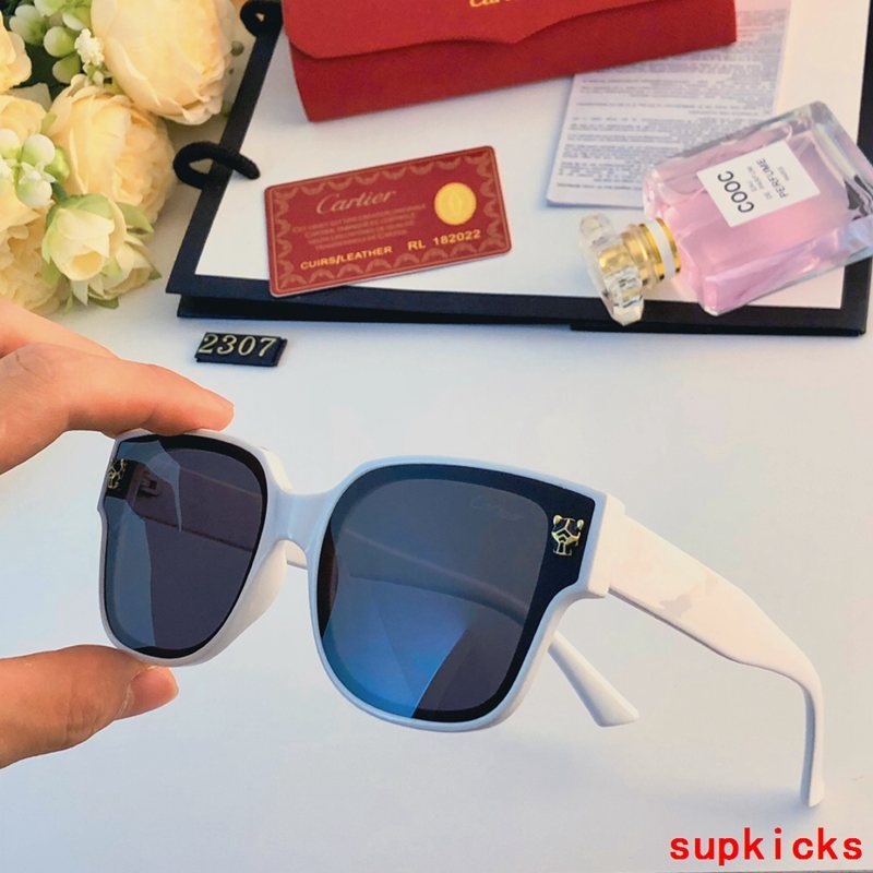 Angled view of Cartier unisex sunglasses