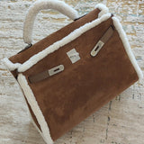 Close-up detail of minimalist bag design