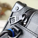 Back view of chic signature women's handbag – women's luxury handbag