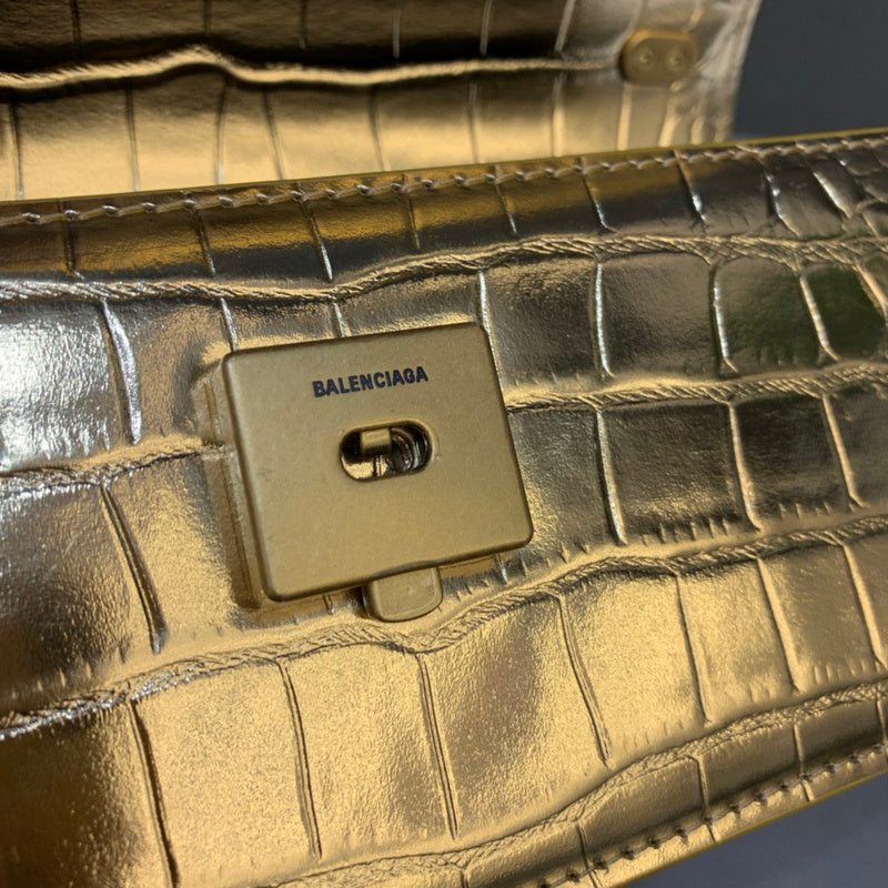 Statement Vegan Leather Handbag - Statement Silhouette | Women's Luxury Handbag #419 - styled full view (image 7) of designer-inspired handbag