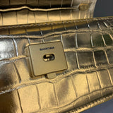 Statement Vegan Leather Handbag - Statement Silhouette | Women's Luxury Handbag #419 - styled full view (image 7) of designer-inspired handbag