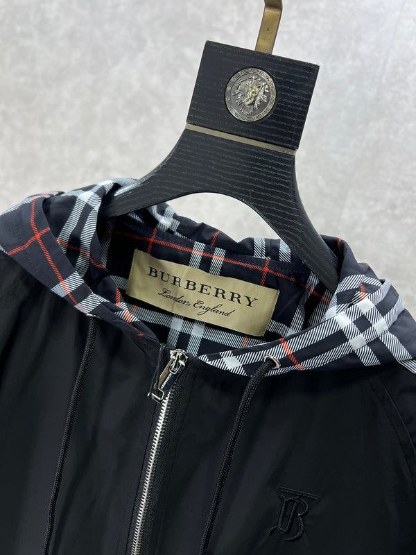 Burberry clothing close-up — premium authentic designer style