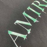 Close-up of Amiri hoodie craftsmanship