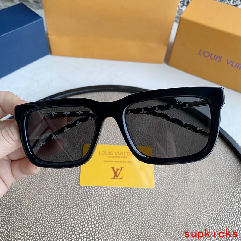 Angled view of Louis Vuitton unisex sunglasses