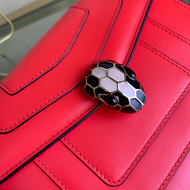 Modern Premium PU Leather Handbag - Smooth Faux-Leather Exterior | Women's Luxury Handbag #1733 - styled full view (image 7) of designer-inspired handbag