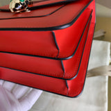 Classic Faux Leather Handbag - Smooth Faux-Leather Exterior | Women's Premium Handbag #1698 - hardware and detail close-up (image 5) of designer-inspired handbag