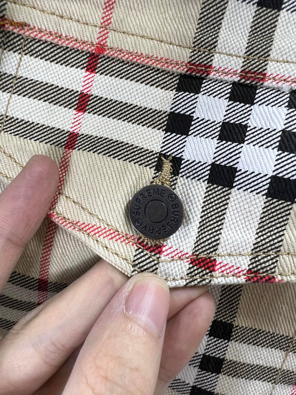 Burberry luxury designer clothing detail shot