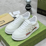 Gucci tonal black luxury sneakers view 9 padded collar comfort