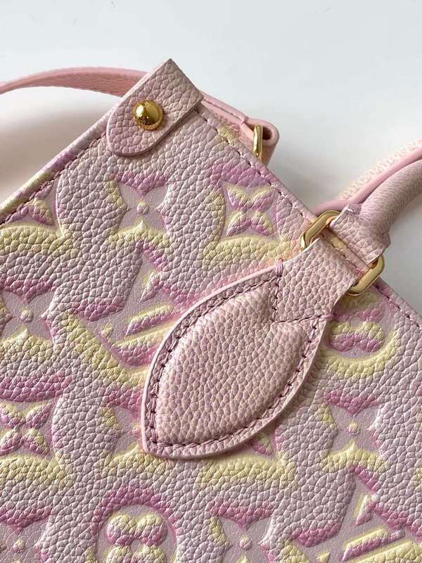 Back view of refined signature women's handbag – women's premium purse
