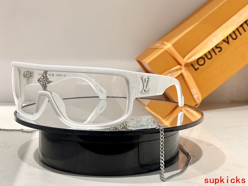 Angled view of Louis Vuitton unisex sunglasses