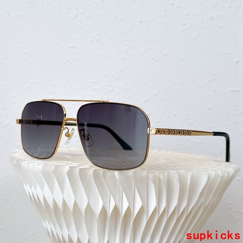Angled view of Louis Vuitton unisex sunglasses