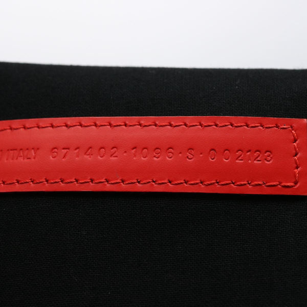 Balenciaga Hard Ware Small Hand Bag Canvas Black Red 671402 | Designer Luxury Handbag
