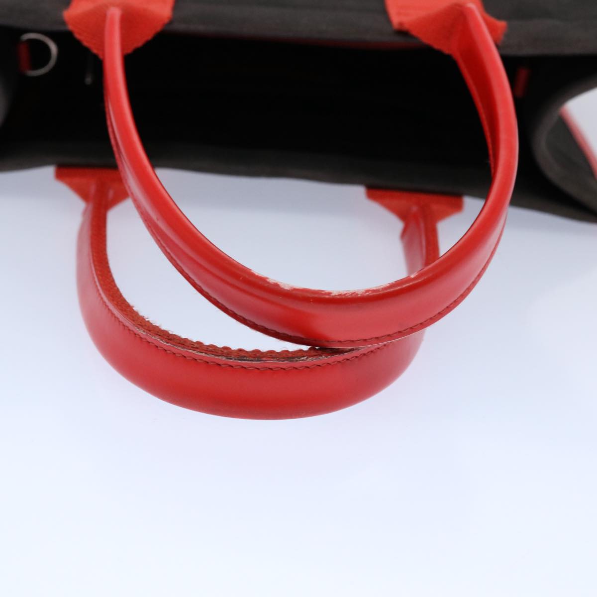 Balenciaga Hard Ware Small Hand Bag Canvas Black Red 671402 | Designer Luxury Handbag