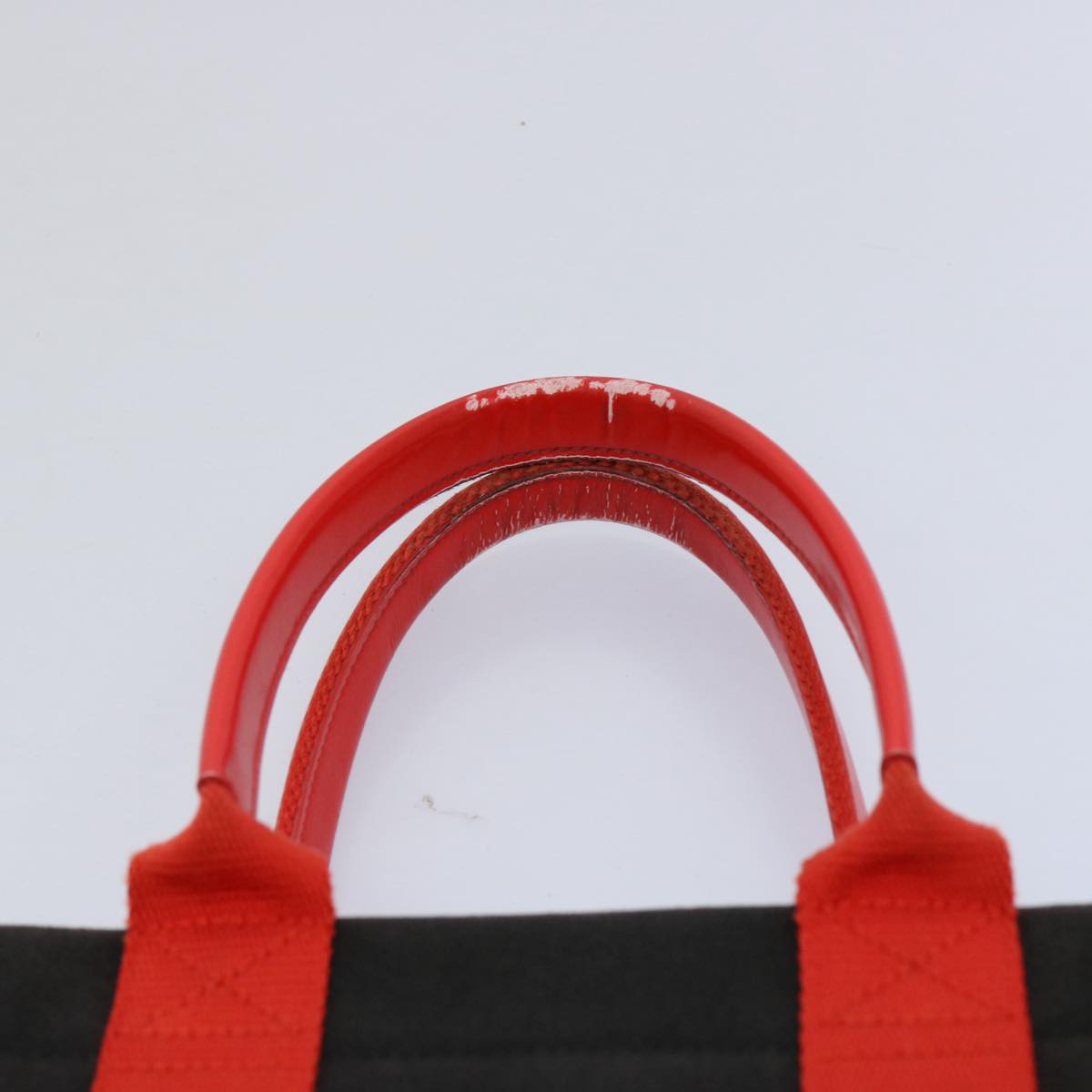 Balenciaga Hard Ware Small Hand Bag Canvas Black Red 671402 | Designer Luxury Handbag