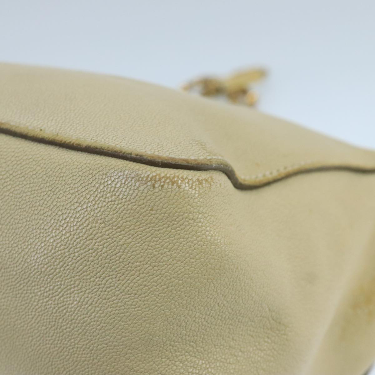Chloe designer shoulder bag leather closeup detail