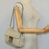 Chloe women's shoulder bag Beige luxury designer leather