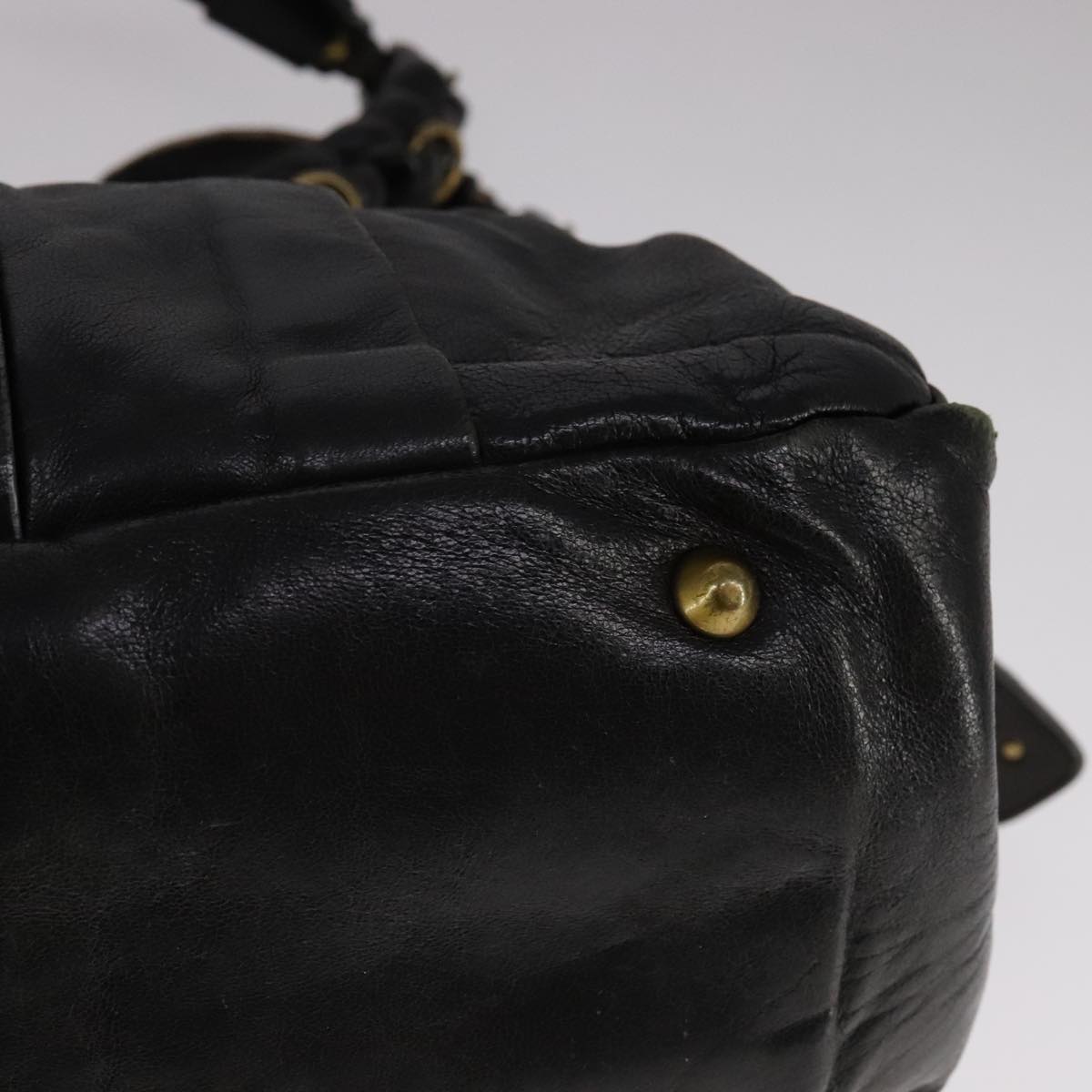 Chloe authentic luxury handbag Black leather craftsmanship