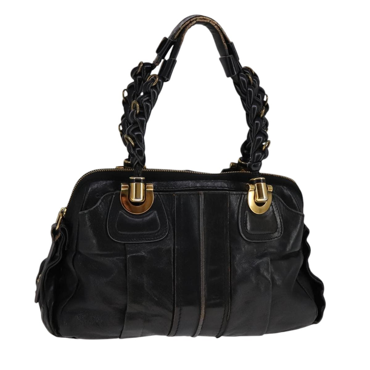 Chloe women's handbag Black luxury designer leather