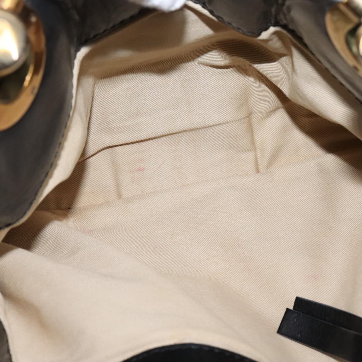 Chloe designer handbag leather closeup detail