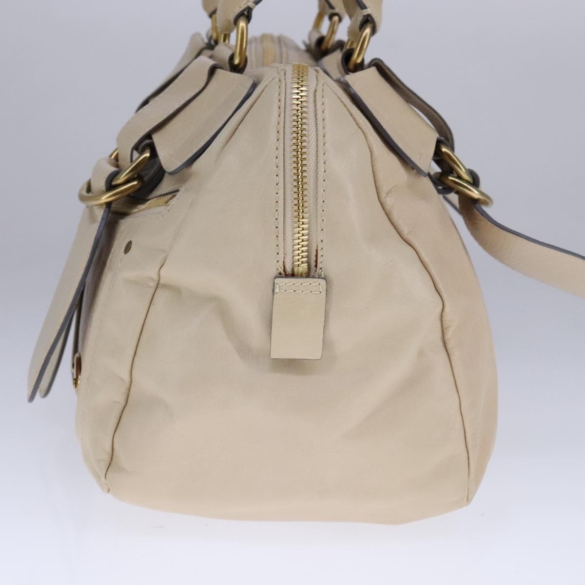 Chloe women's handbag Beige luxury designer leather