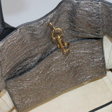 Belvaresque elegant leather Handbag top view