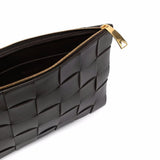 Close-up of Bottega Veneta miscellaneous hardware and fine stitching
